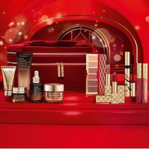 Estee Lauder Red and Gold Lipstick Collection